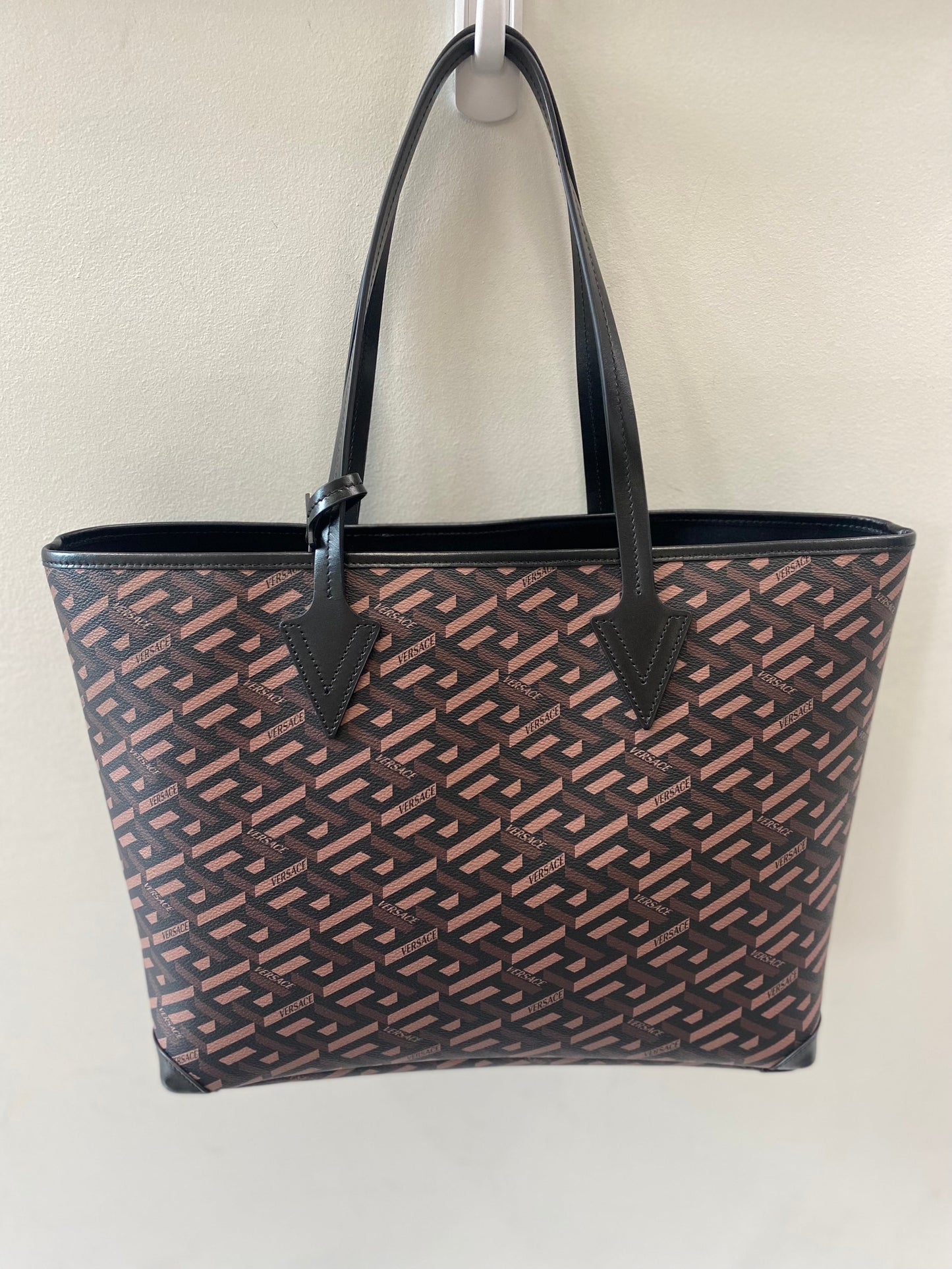 VERSACE LA GRACE MEDUSA MUSIC TOTE BAG WITH POCHETTE