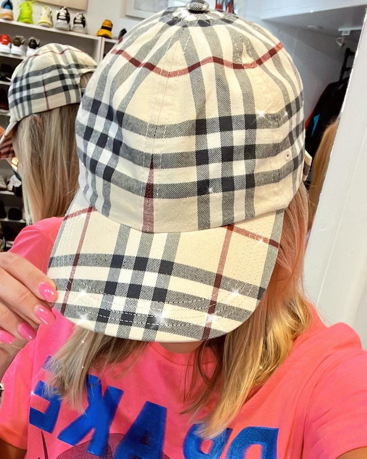 BURBERRY VINTAGE CHECK BASEBALL CAP