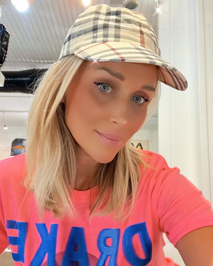 BURBERRY VINTAGE CHECK BASEBALL CAP