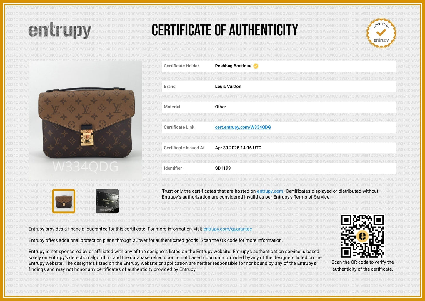 Louis Vuitto Pochette Metis Reverse Monogram Canvas Bag