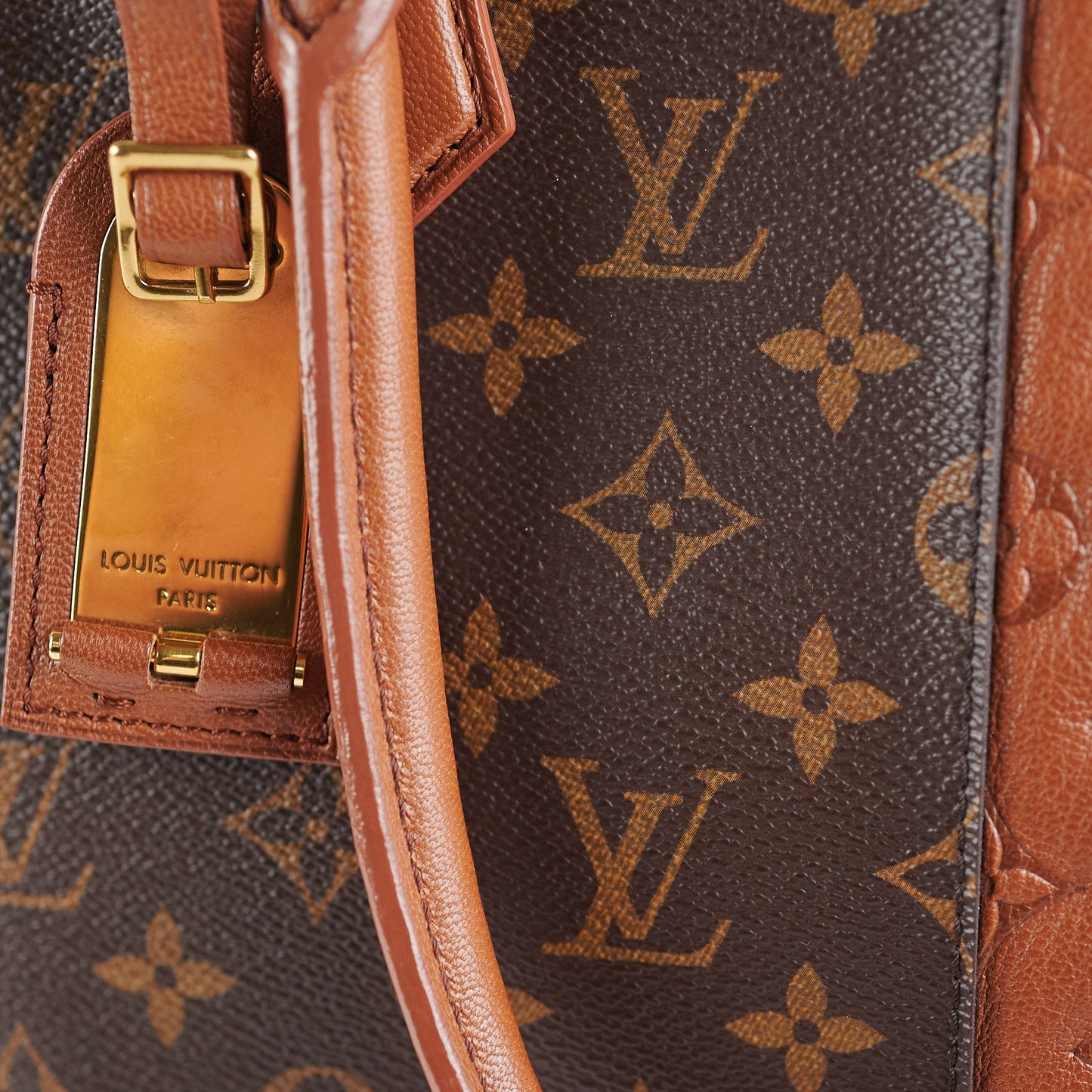 Louis Vuitton Monogram Medium Block Tricolor Stripes