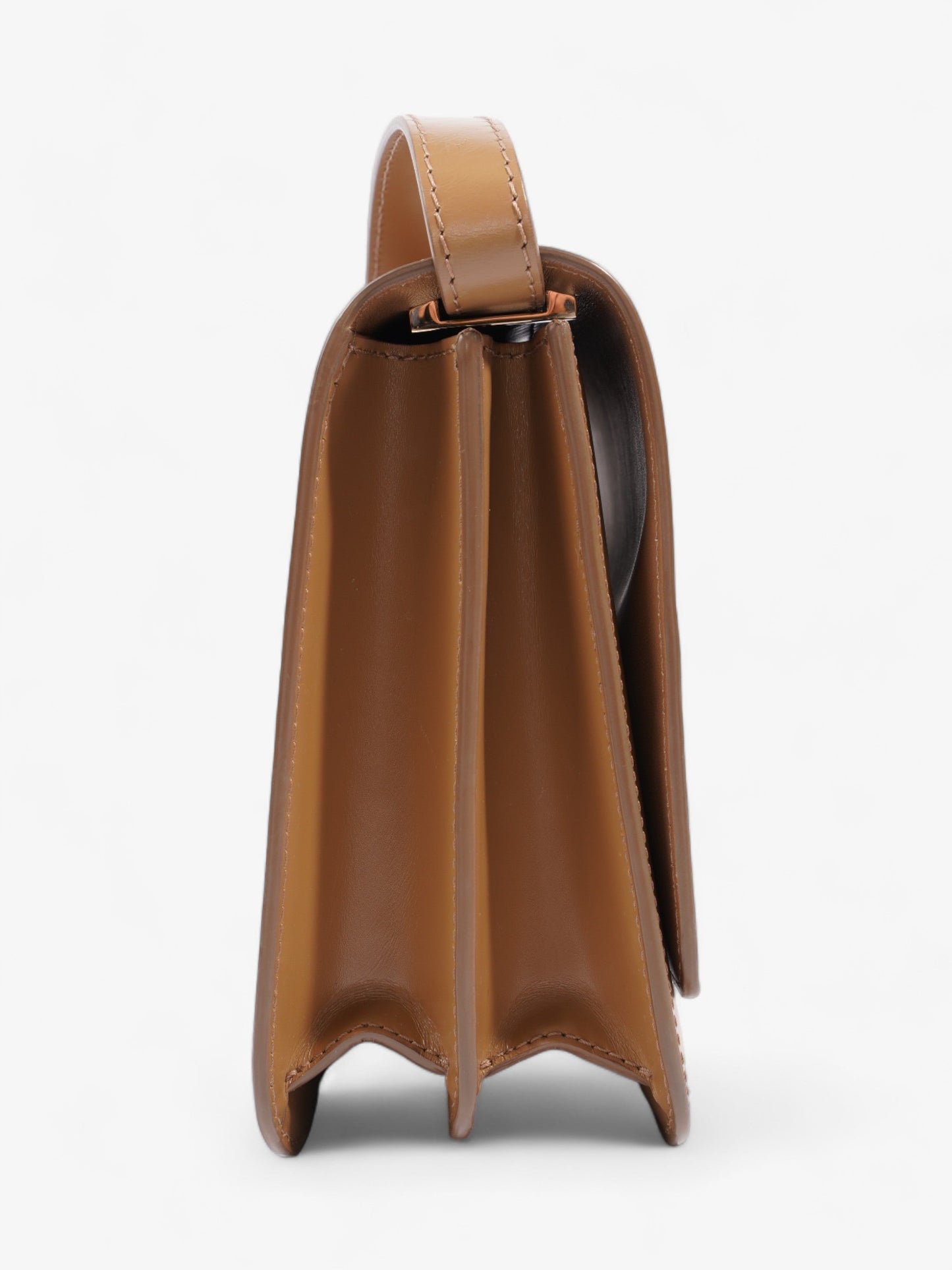 Burberry TB Logo Bag Tan Leather