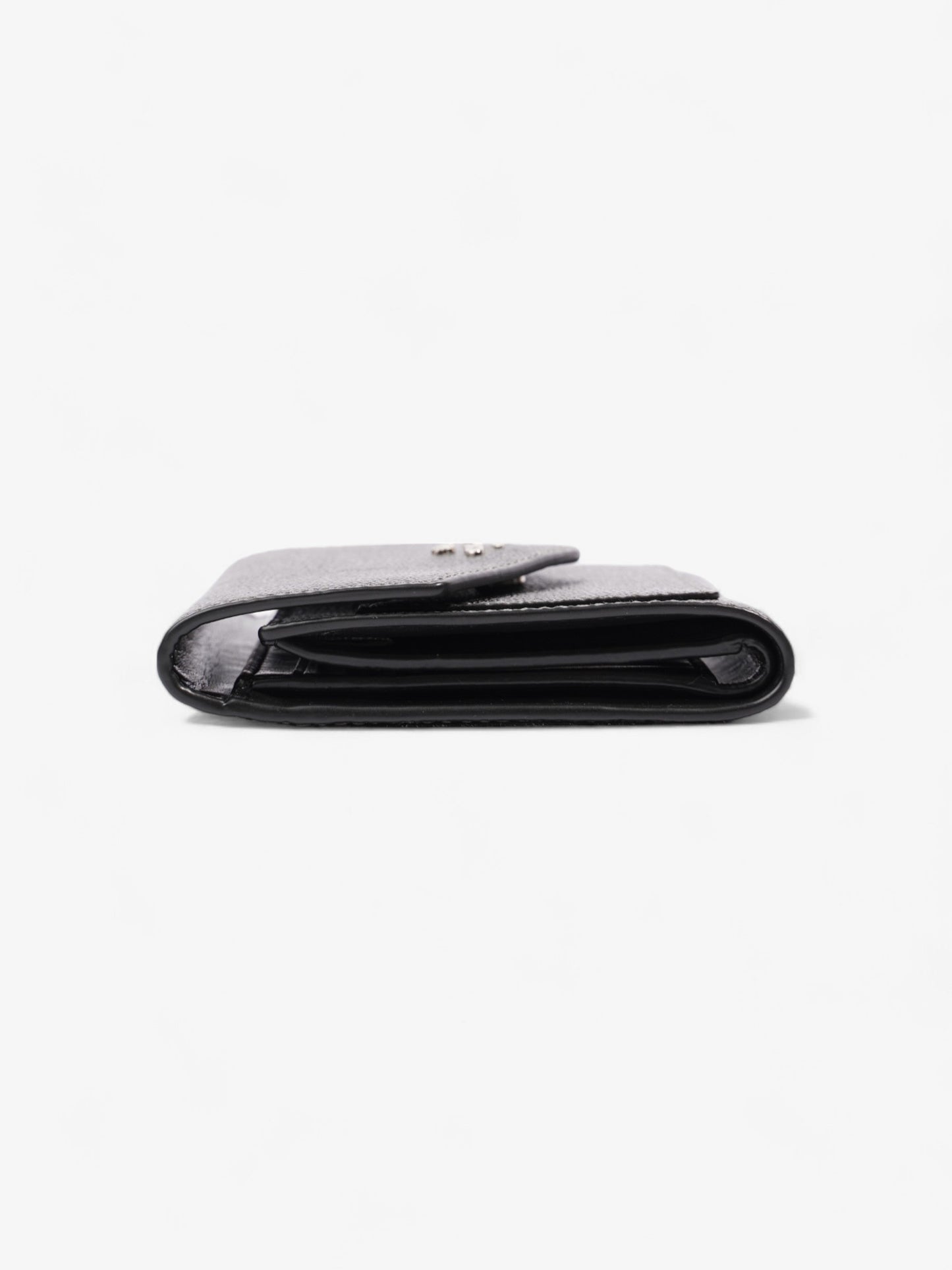 Coach Small Wallet Silver / Metallic Graphite Leather