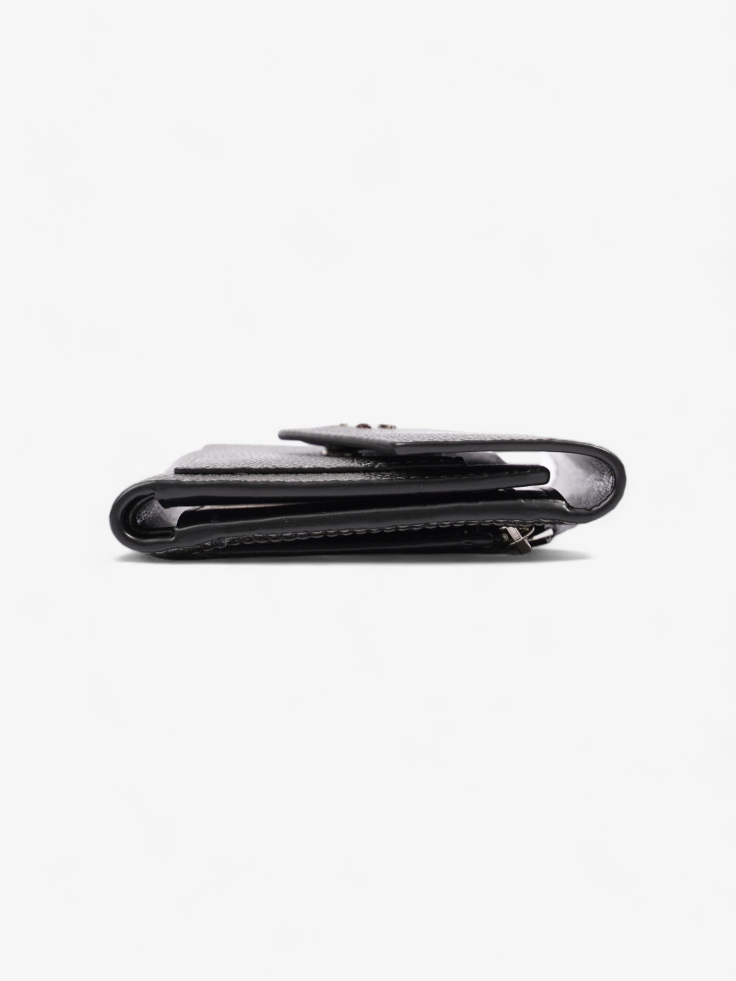 Coach Small Wallet Silver / Metallic Graphite Leather