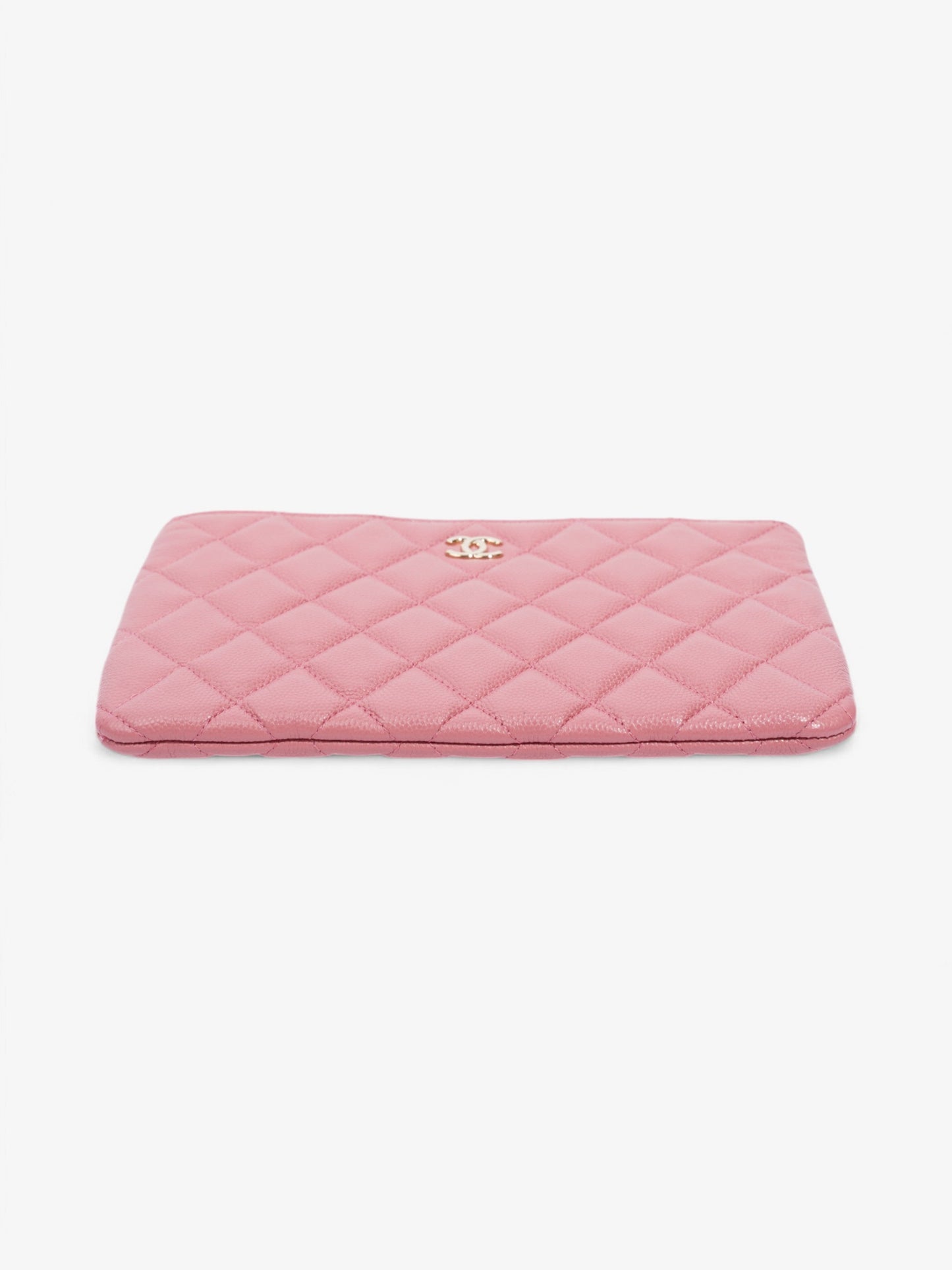 Chanel Coin and Card Purse Pink Caviar Leather