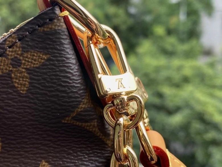LV Boulogne Monogram Canvas Natural Beige For Women, WomenÃ¢â‚¬â„¢s Handbags, Shoulder And Crossbody Bags 11.4in/29cm LV M45832