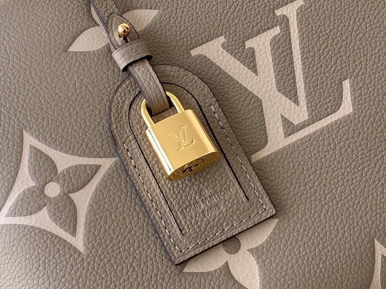LV Petit Palais Monogram GlamIowers Tourterelle/Creme For Women,  Shoulder And Crossbody Bags 11.4in/29cm LV M58914