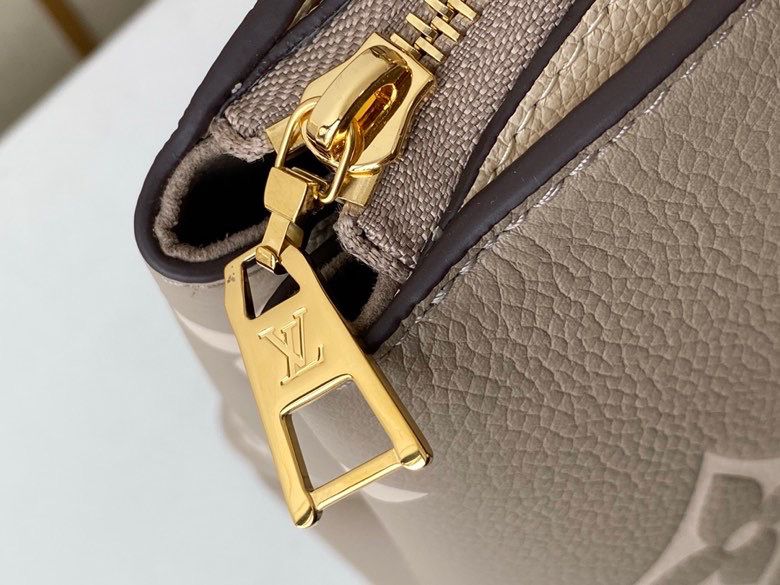 LV Petit Palais Monogram GlamIowers Tourterelle/Creme For Women,  Shoulder And Crossbody Bags 11.4in/29cm LV M58914