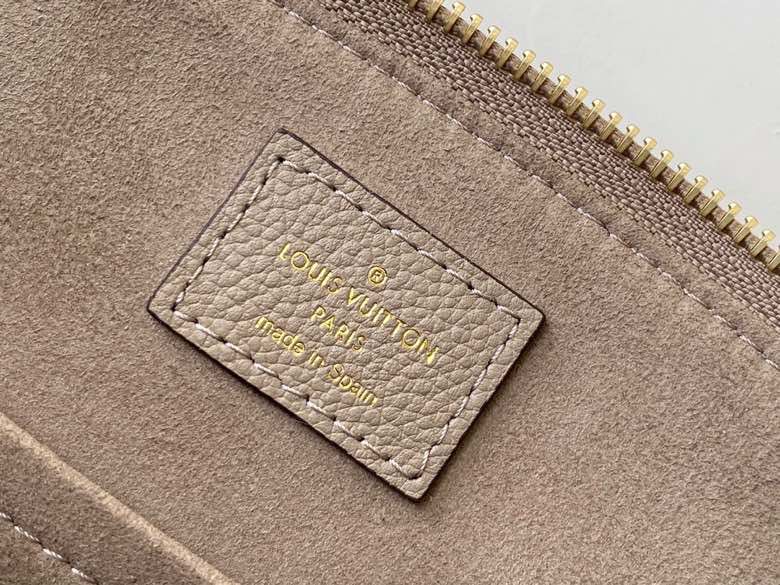 LV Petit Palais Monogram GlamIowers Tourterelle/Creme For Women,  Shoulder And Crossbody Bags 11.4in/29cm LV M58914