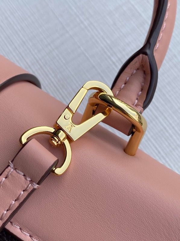 LV Locky GLAMI Monogram Canvas Rose Poudre Pink For Women, WomenÃ¢â‚¬â„¢s Handbags, Shoulder And Crossbody Bags 7.9in/20cm LV M44080
