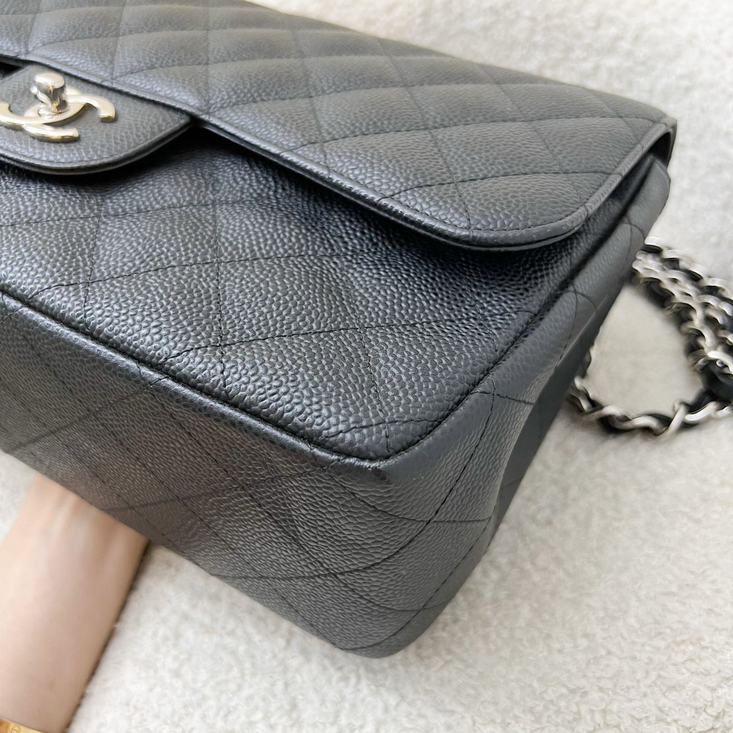 GLM-Jumbo Classic Flap DF in Black Caviar and SHW