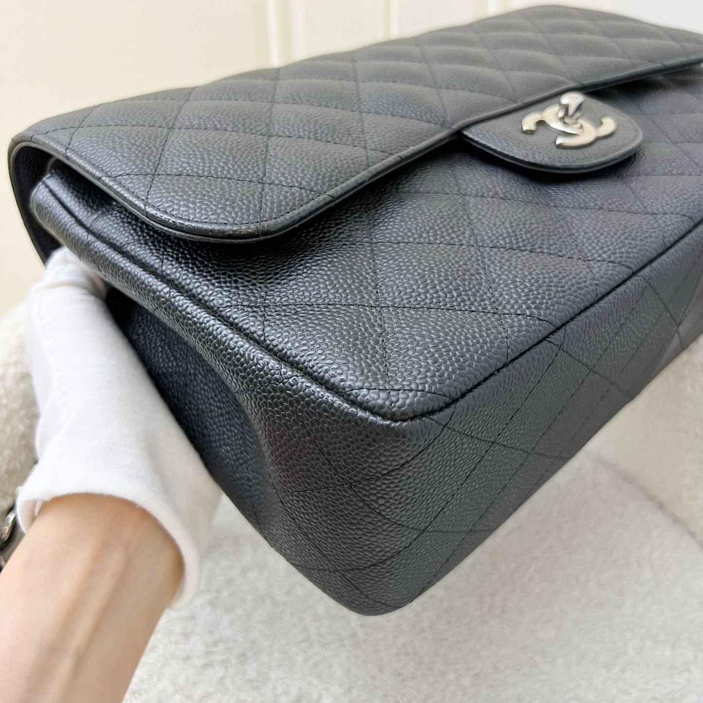 GLM-Jumbo Classic Flap DF in Black Caviar and SHW