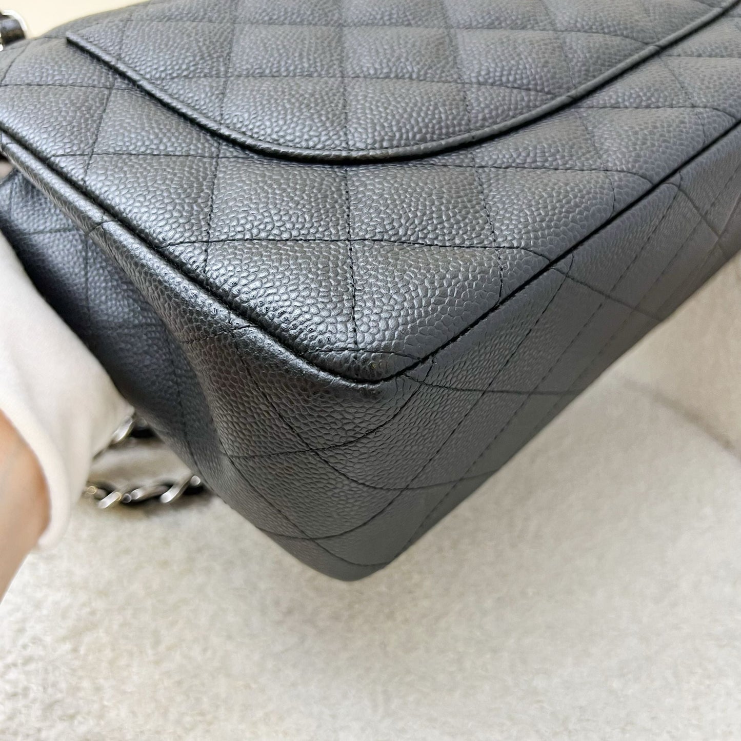 GLM-Jumbo Classic Flap DF in Black Caviar and SHW