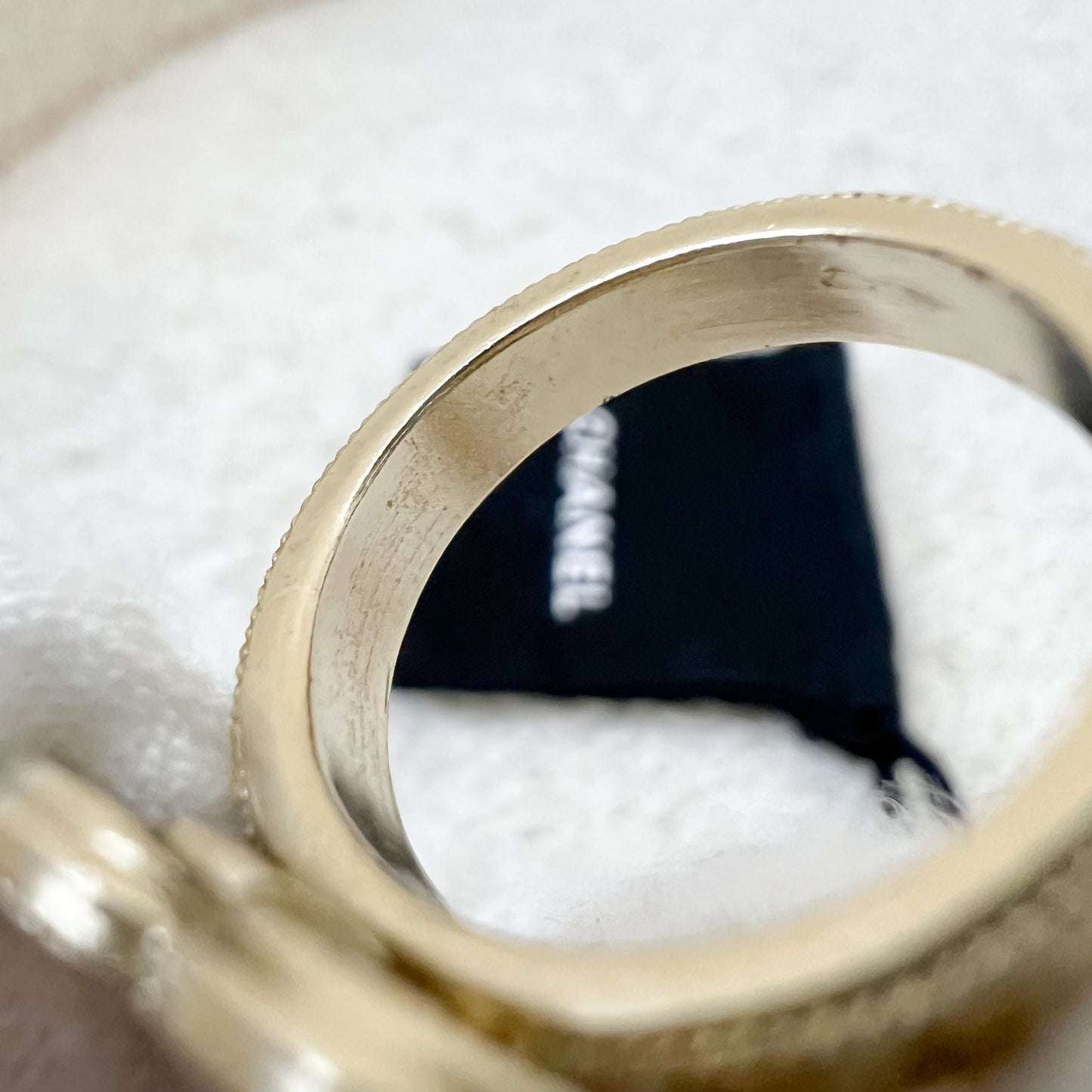GLM-GLM- Medium Logo Ring in Matte LGHW