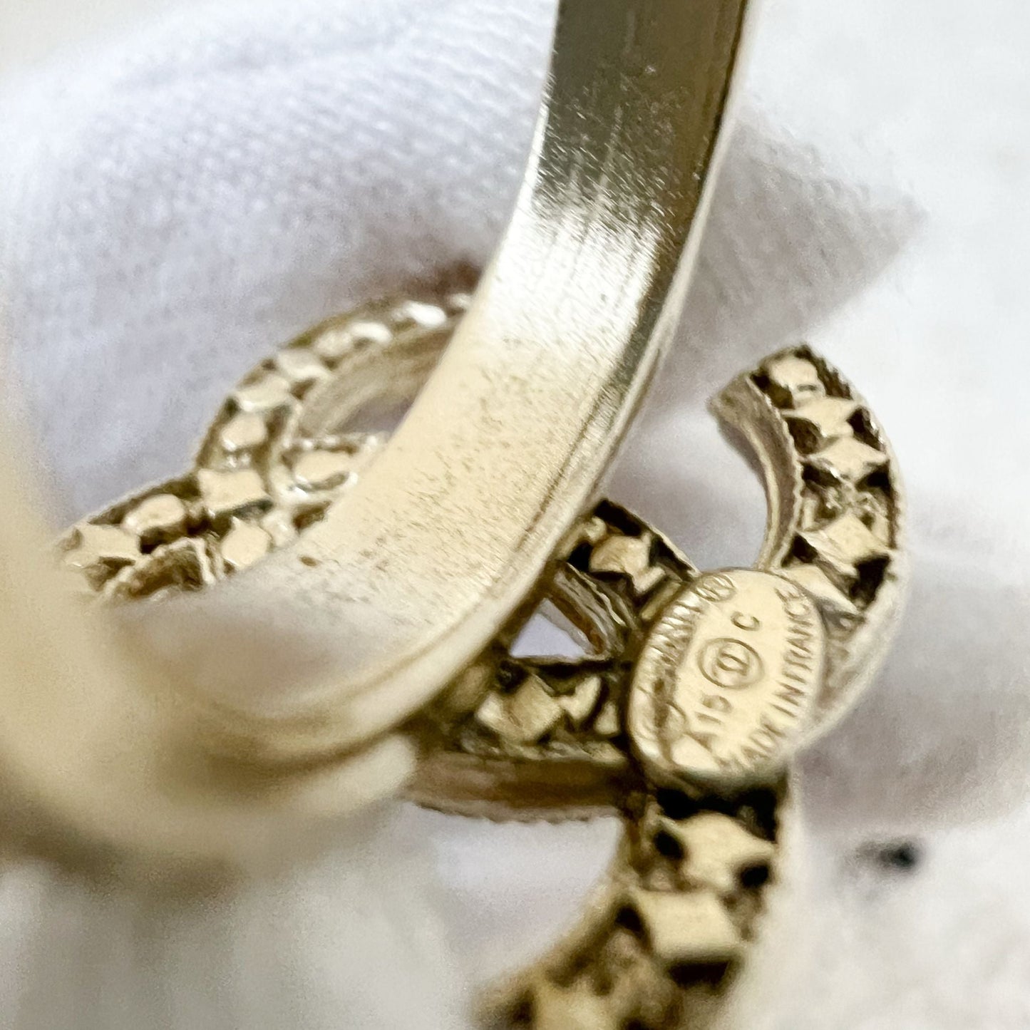 GLM-GLM- Medium Logo Ring in Matte LGHW