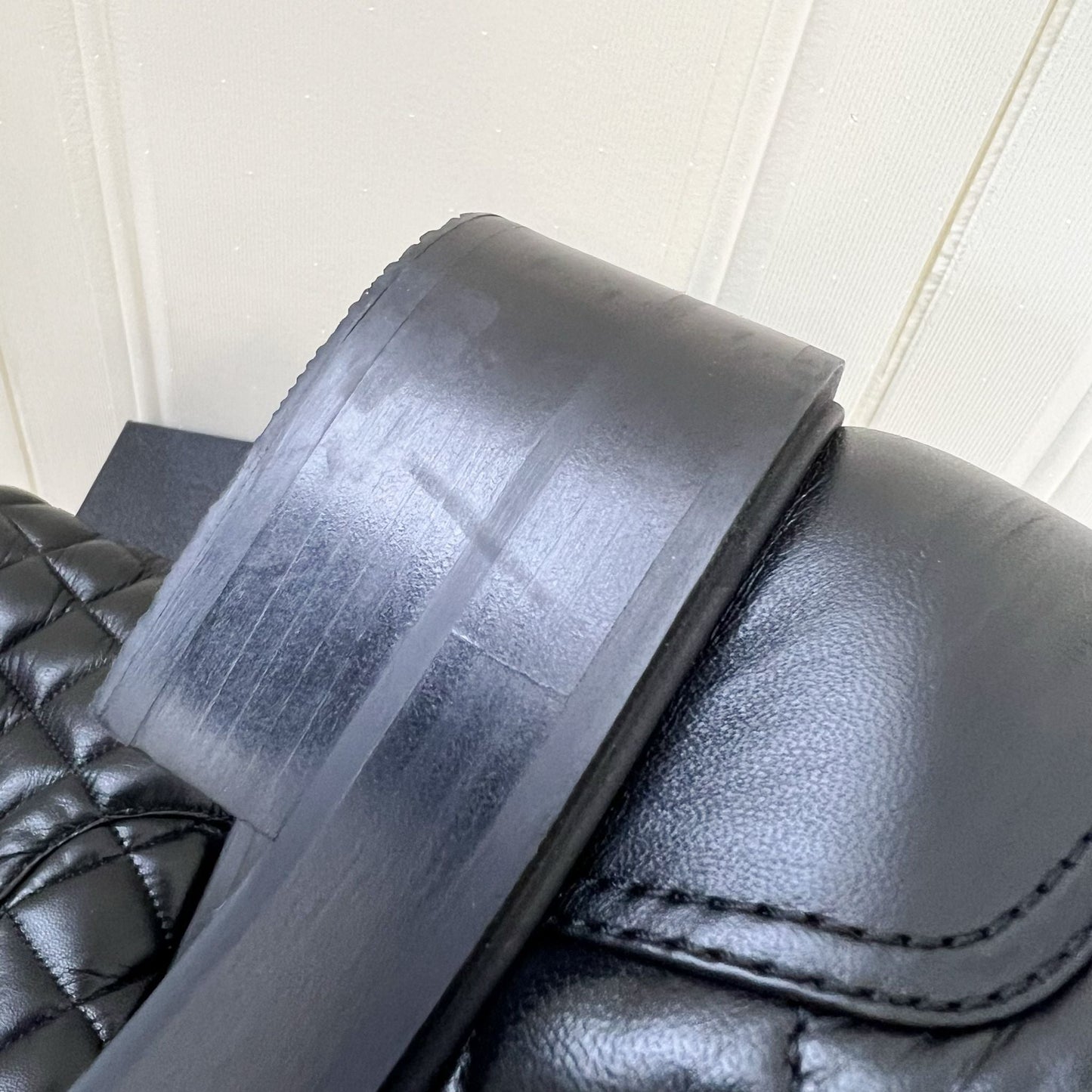GLM-23K Boots in Black Leather and SHW Sz 37.5