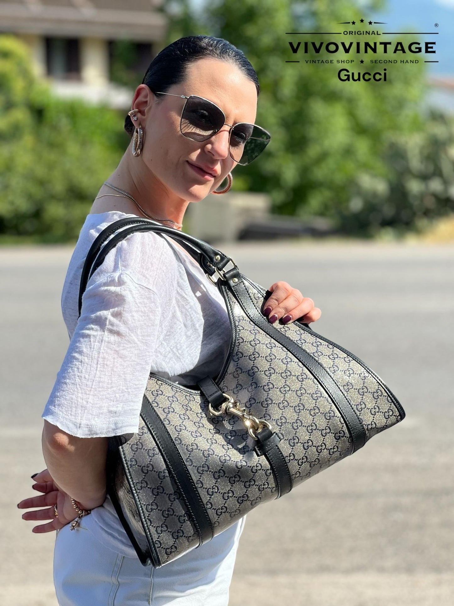 Gucci Bardot Crystal