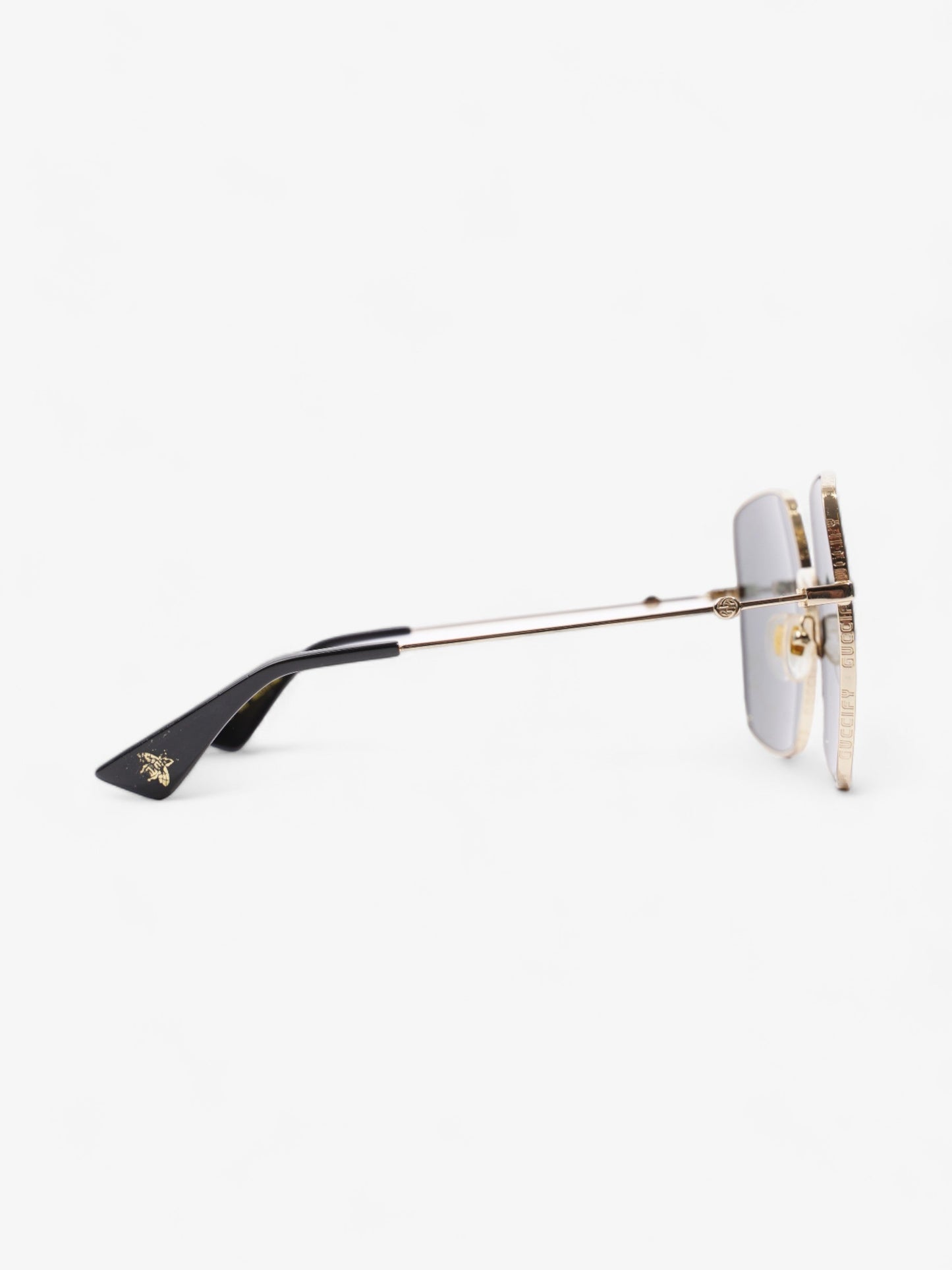 Gucci Guccissima Square Sunglasses Multicoloured Acetate 140mm