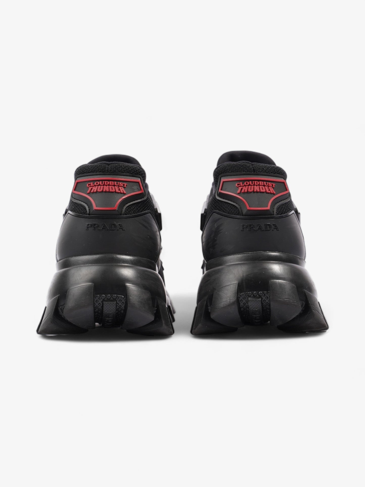 Prada Cloudbust Thunder Sneakers Black / Red Mesh EU 38.5 UK 5.5