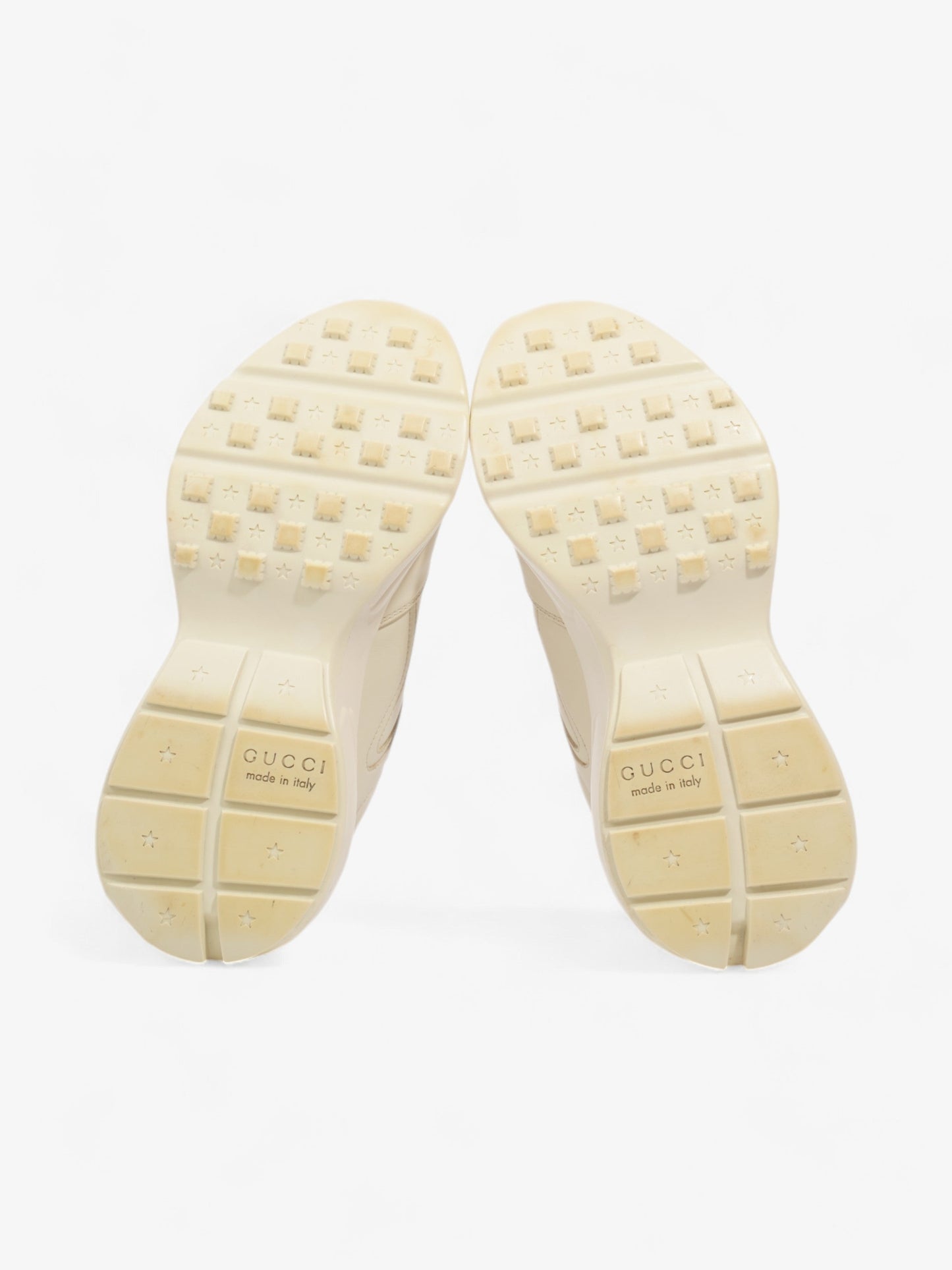 Gucci Rhyton Ivory / Red / Green Leather EU 38.5 UK 5.5