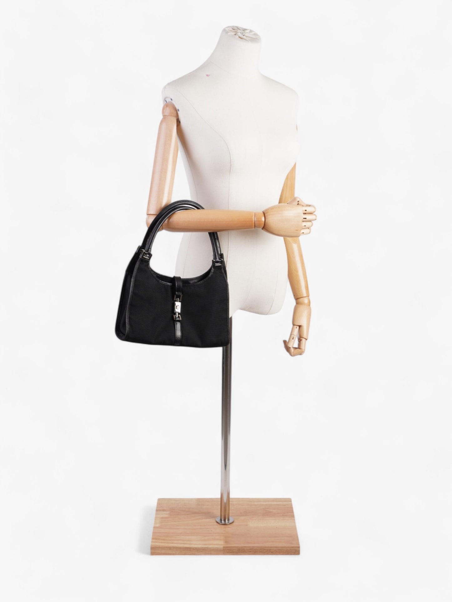 Gucci Jackie Black Canvas