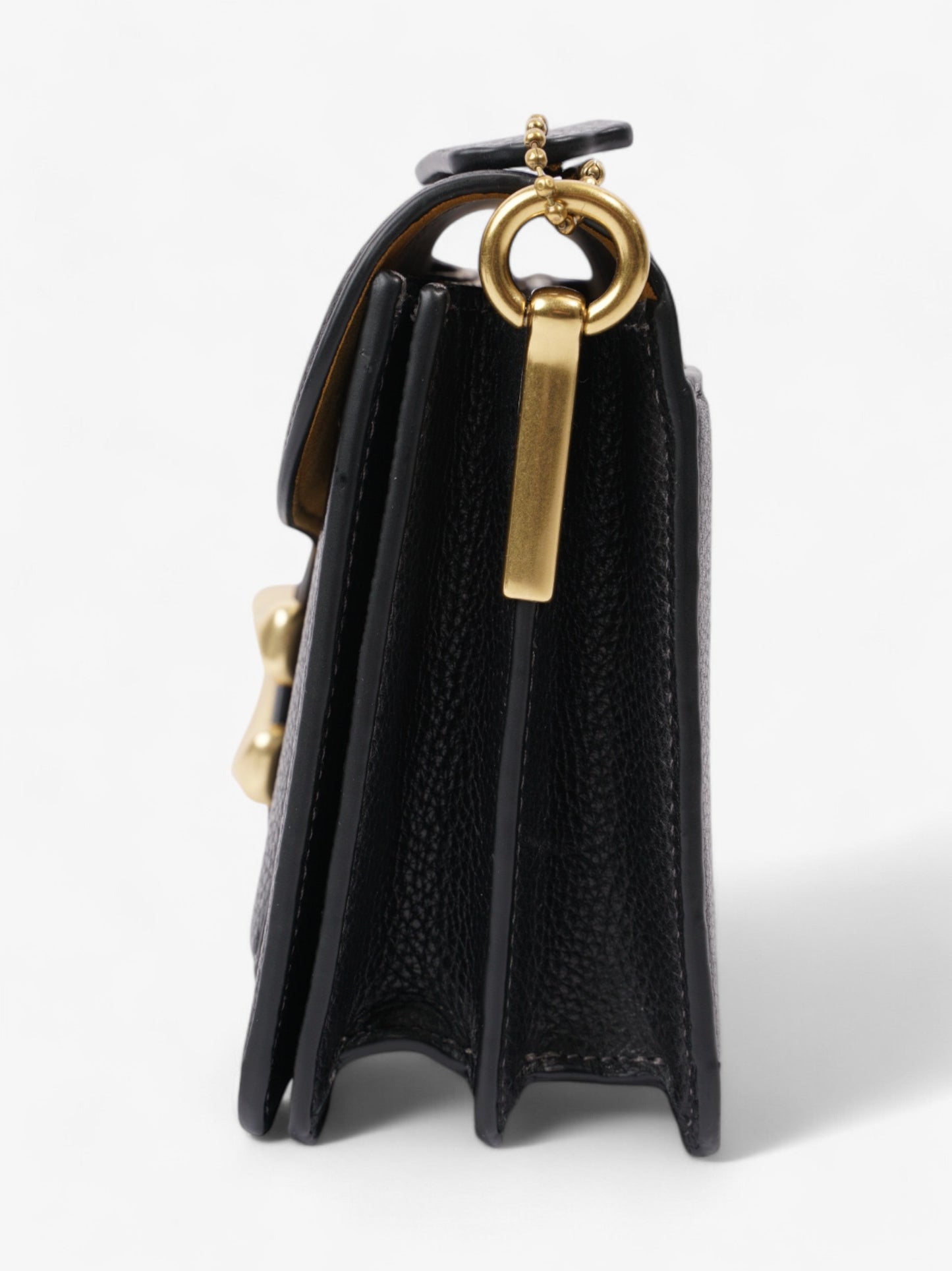 Coach Tabby Black Grained Leather 26