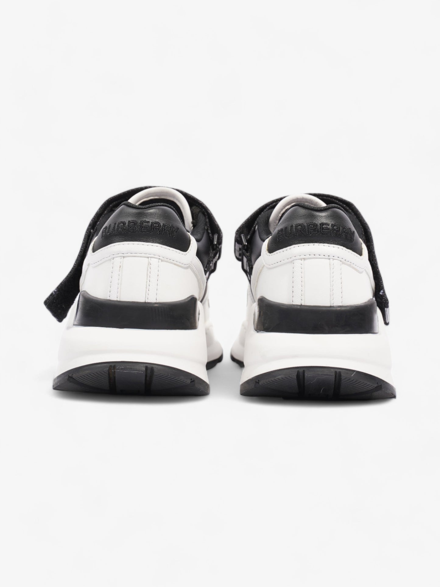 Burberry Ronnie Trainer Black / White Leather EU 38 UK 5