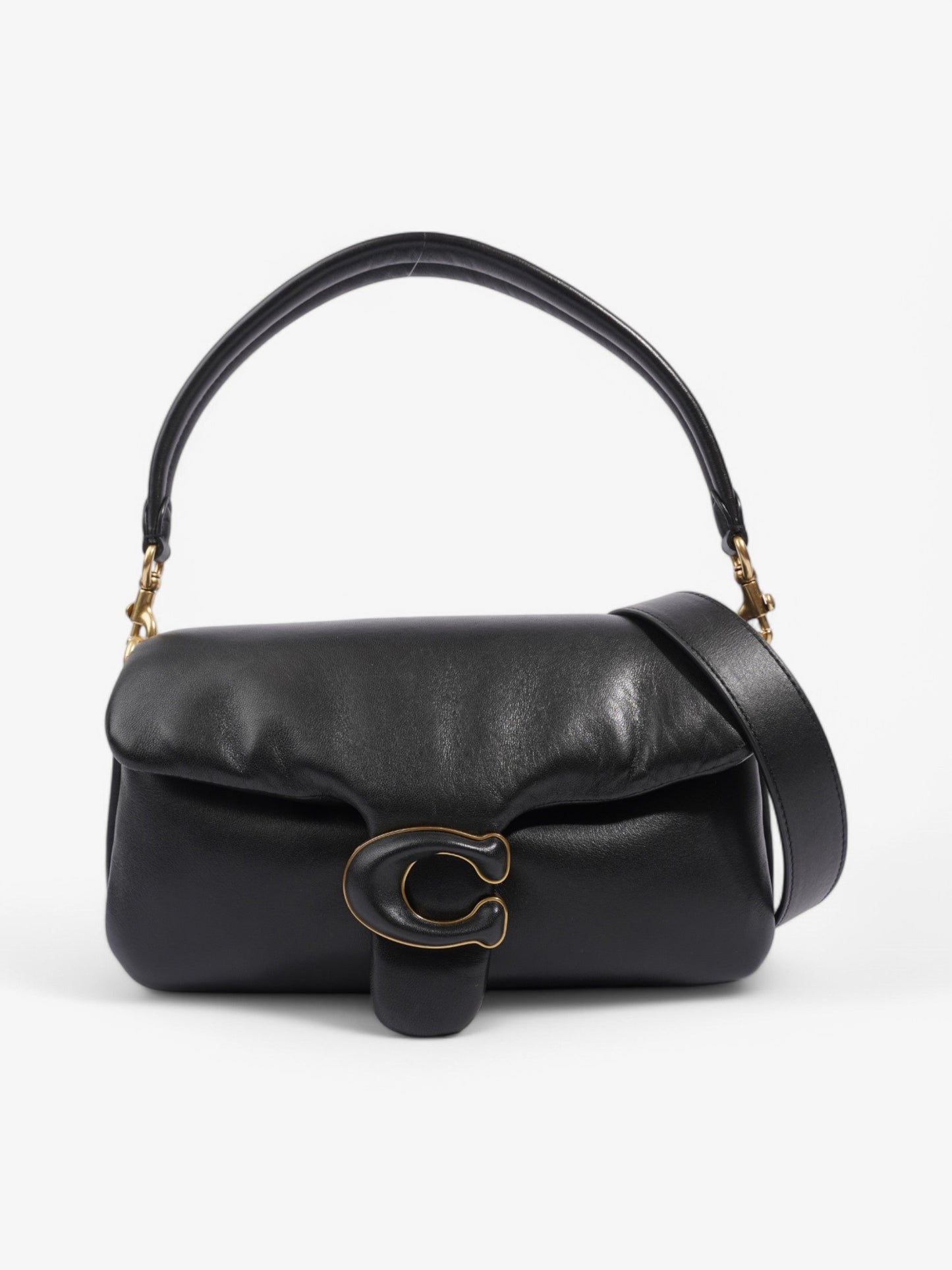 Coach Pillow Tabby Black Leather 26