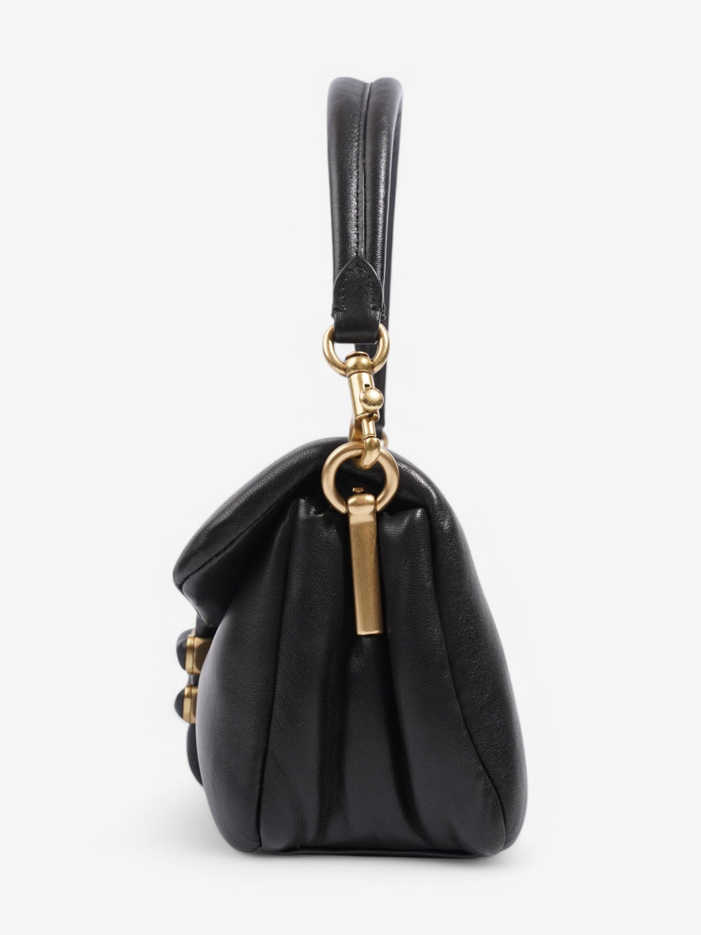 Coach Pillow Tabby Black Leather 26
