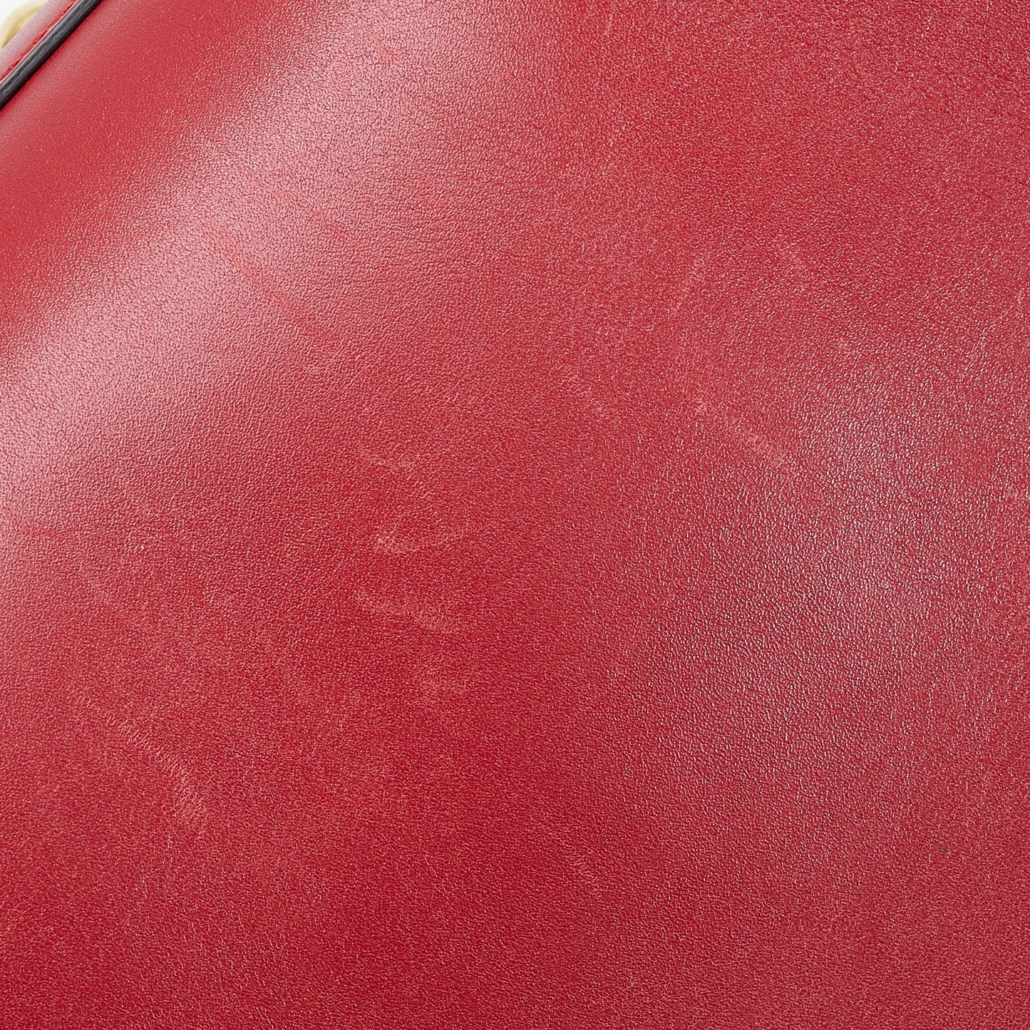 GLM-- Sylvie Top Handle Red Web Leather