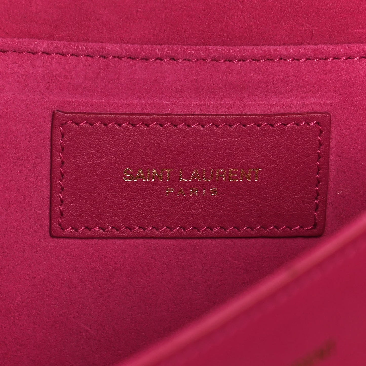 YSL CALFSKIN LEATHER CLASSIC Y LIGNE CLUTCH