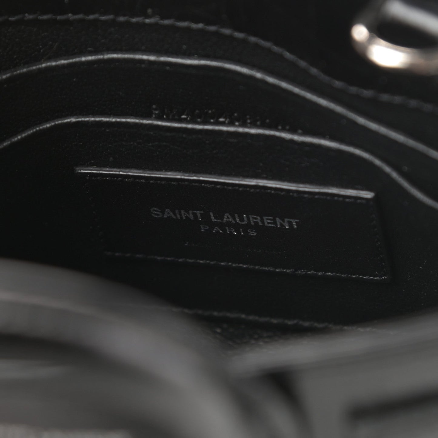 YSL CALFSKIN CROC EMBOSSED TOY SAC DE JOUR BAG