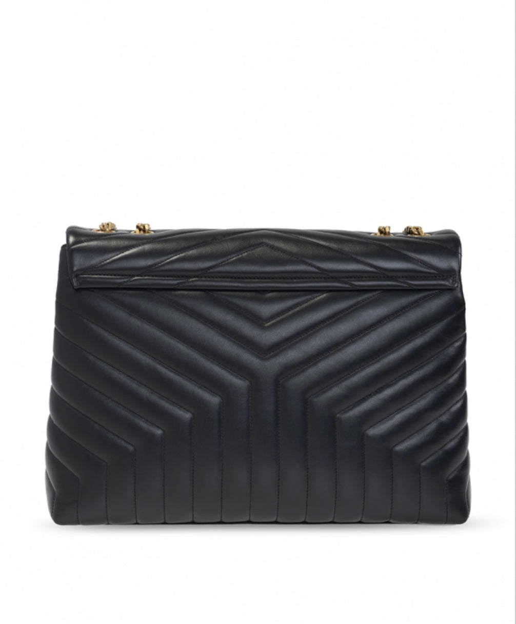 YSL CALFSKIN LEATHER LARGE LOULOU BAG
