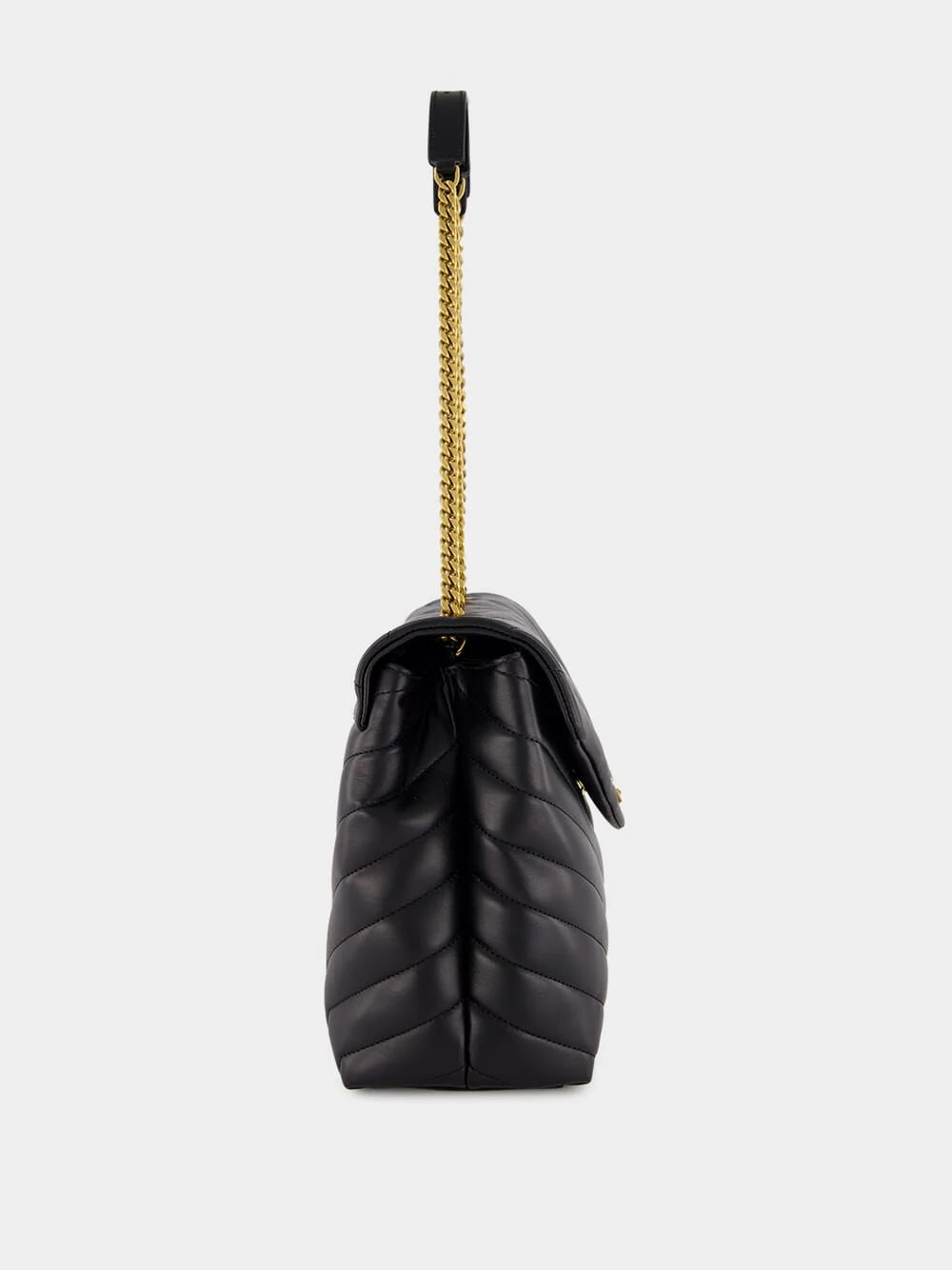 YSL CALFSKIN LEATHER LARGE LOULOU BAG