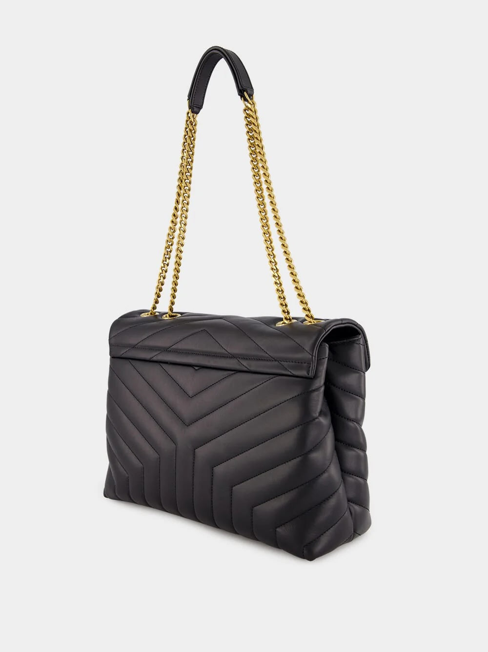 YSL CALFSKIN LEATHER LARGE LOULOU BAG