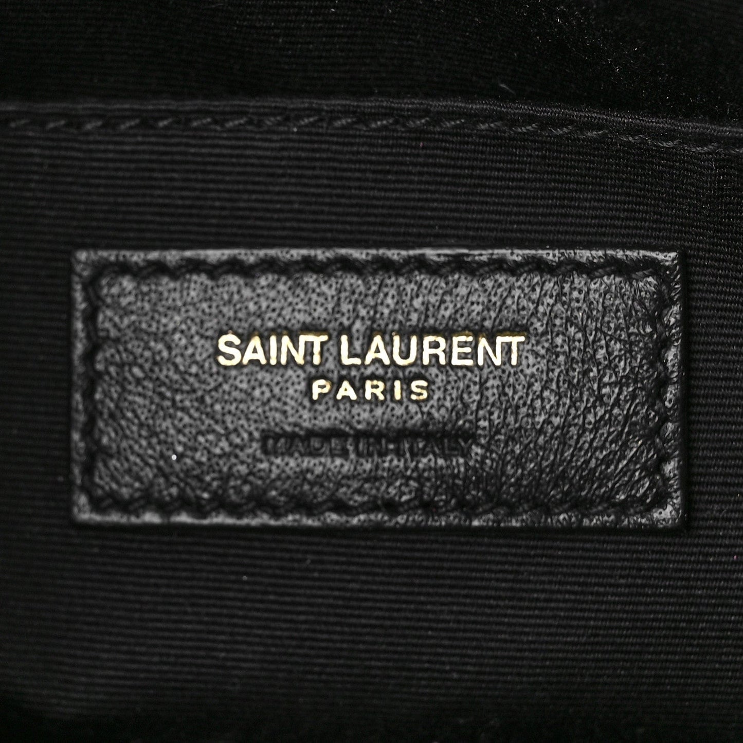 YSL CALFSKIN MATELASSE MONOGRAM MED LOU CAMERA BAG