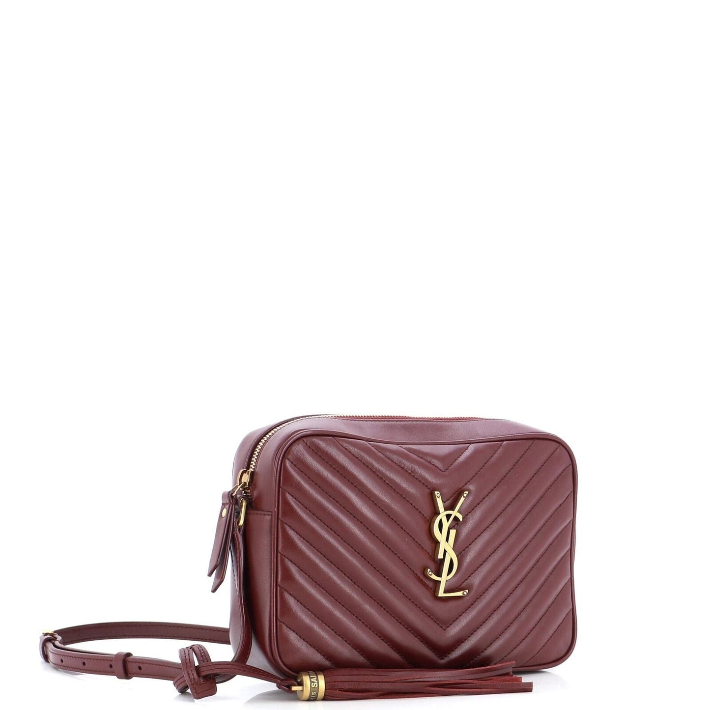 YSL CALFSKIN MATELASSE MONOGRAM MED LOU CAMERA BAG