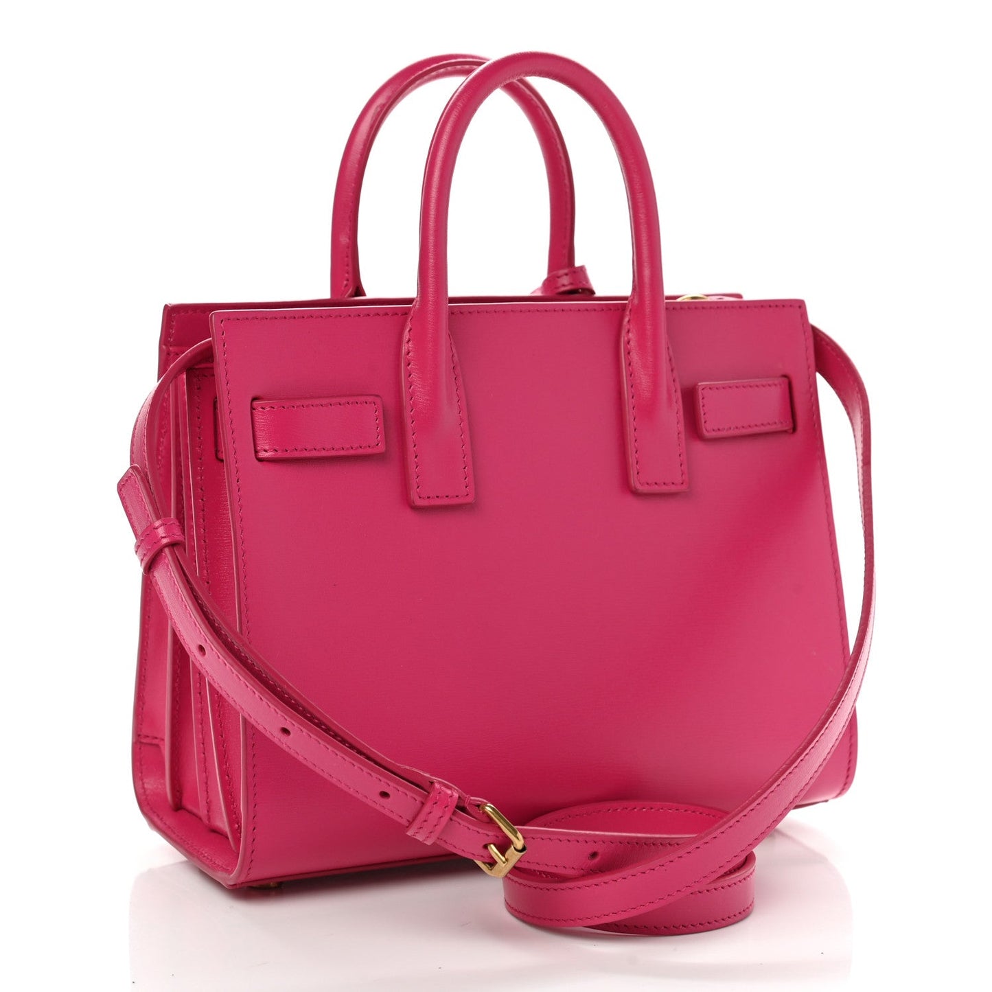 YVES SAINT LAURENT SAC DE JOUR NANO CALFSKIN TOTE BAG