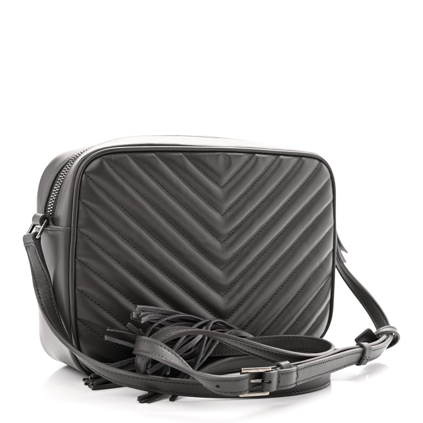 YSL CALFSKIN QUILTED MONOGRAM LOU CAMERA BAG