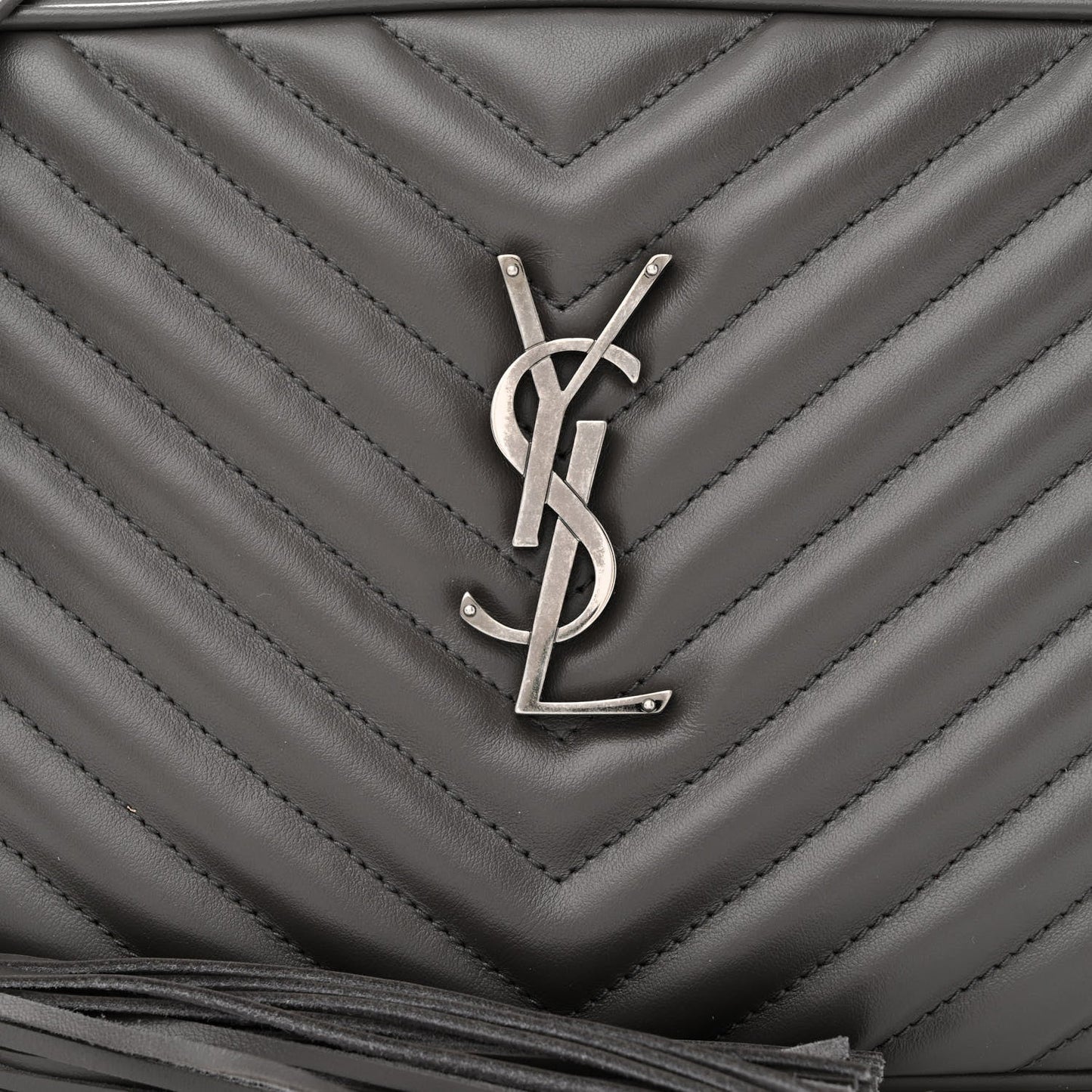 YSL CALFSKIN QUILTED MONOGRAM LOU CAMERA BAG