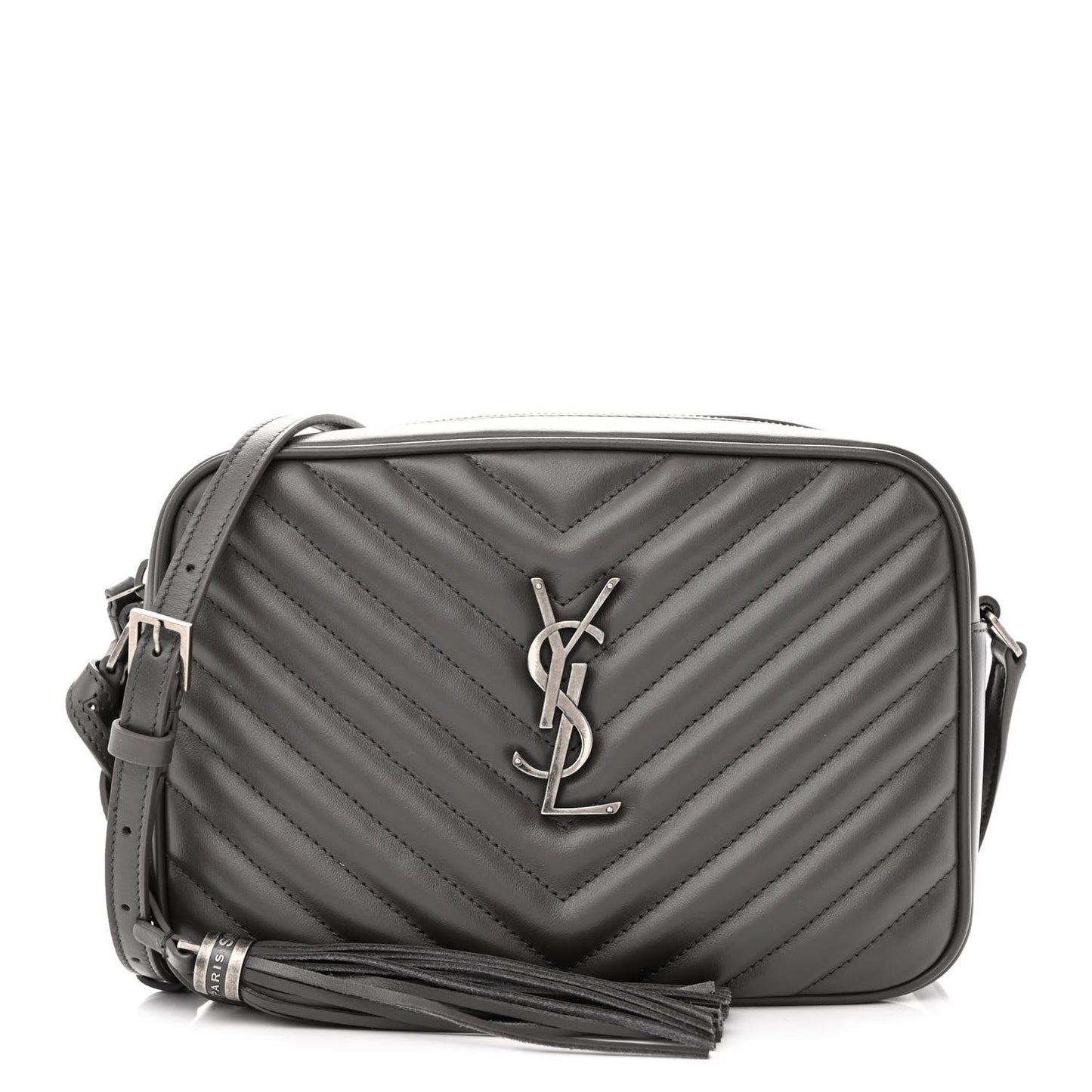 YSL CALFSKIN QUILTED MONOGRAM LOU CAMERA BAG