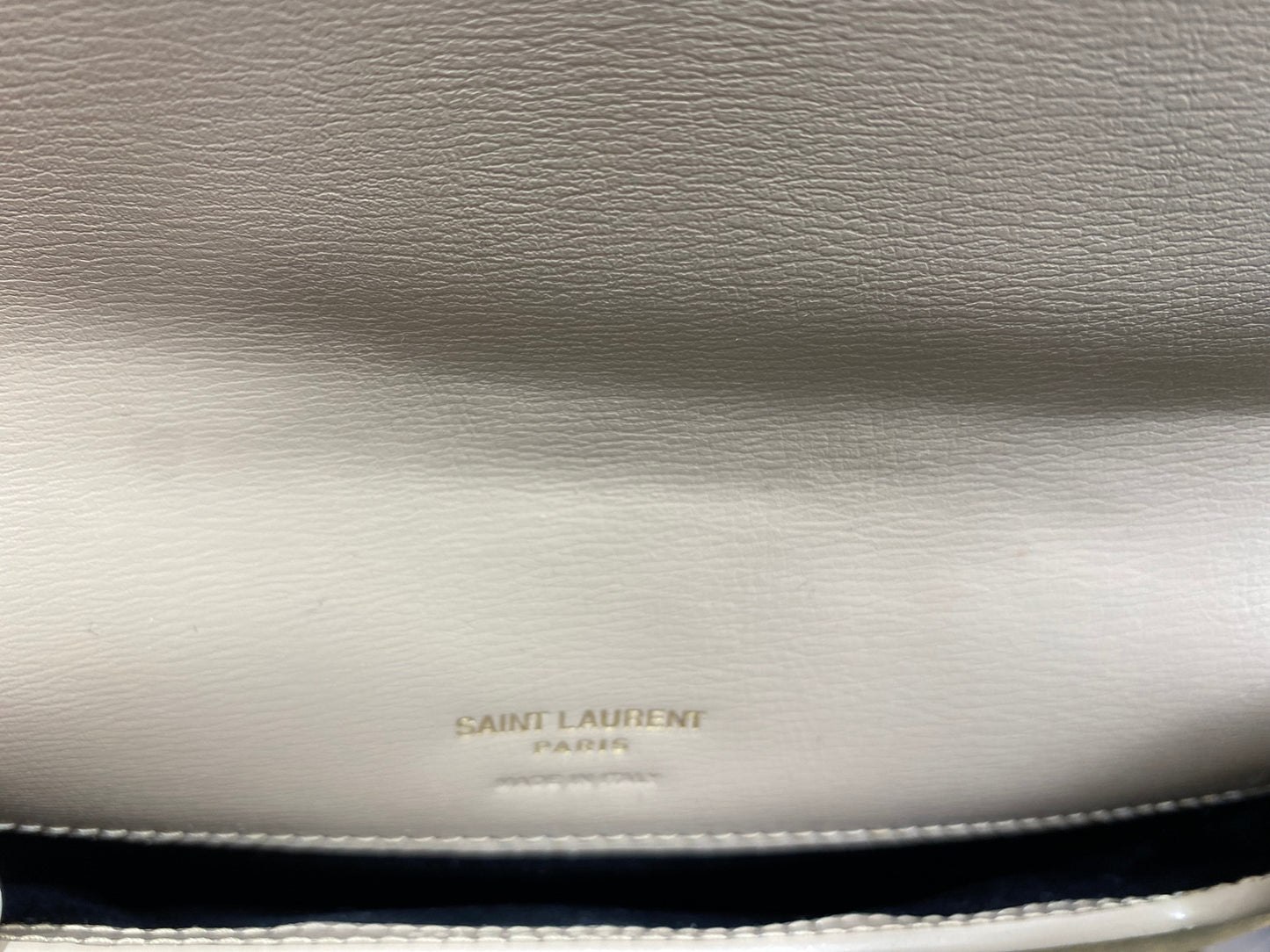 YSL CASSANDRE SMOOTH LEATHER PHONE HOLDER CHAIN BAG