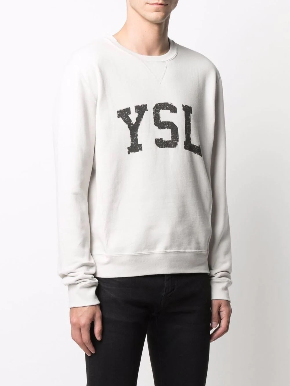 SAINT LAURENT YSL CASSANDRE LOGO SWEATSHIRT