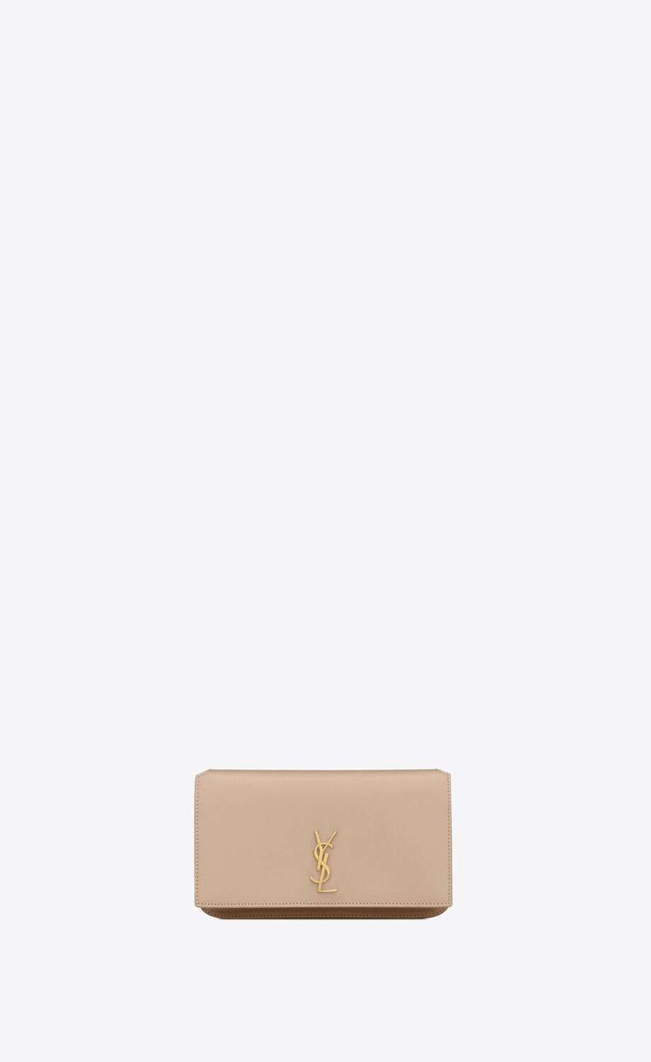 YSL CASSANDRE SMOOTH LEATHER PHONE HOLDER CHAIN BAG
