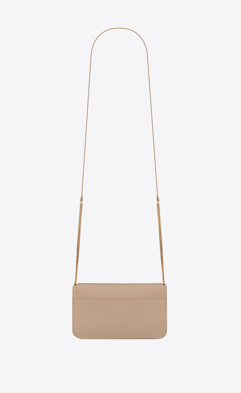 YSL CASSANDRE SMOOTH LEATHER PHONE HOLDER CHAIN BAG