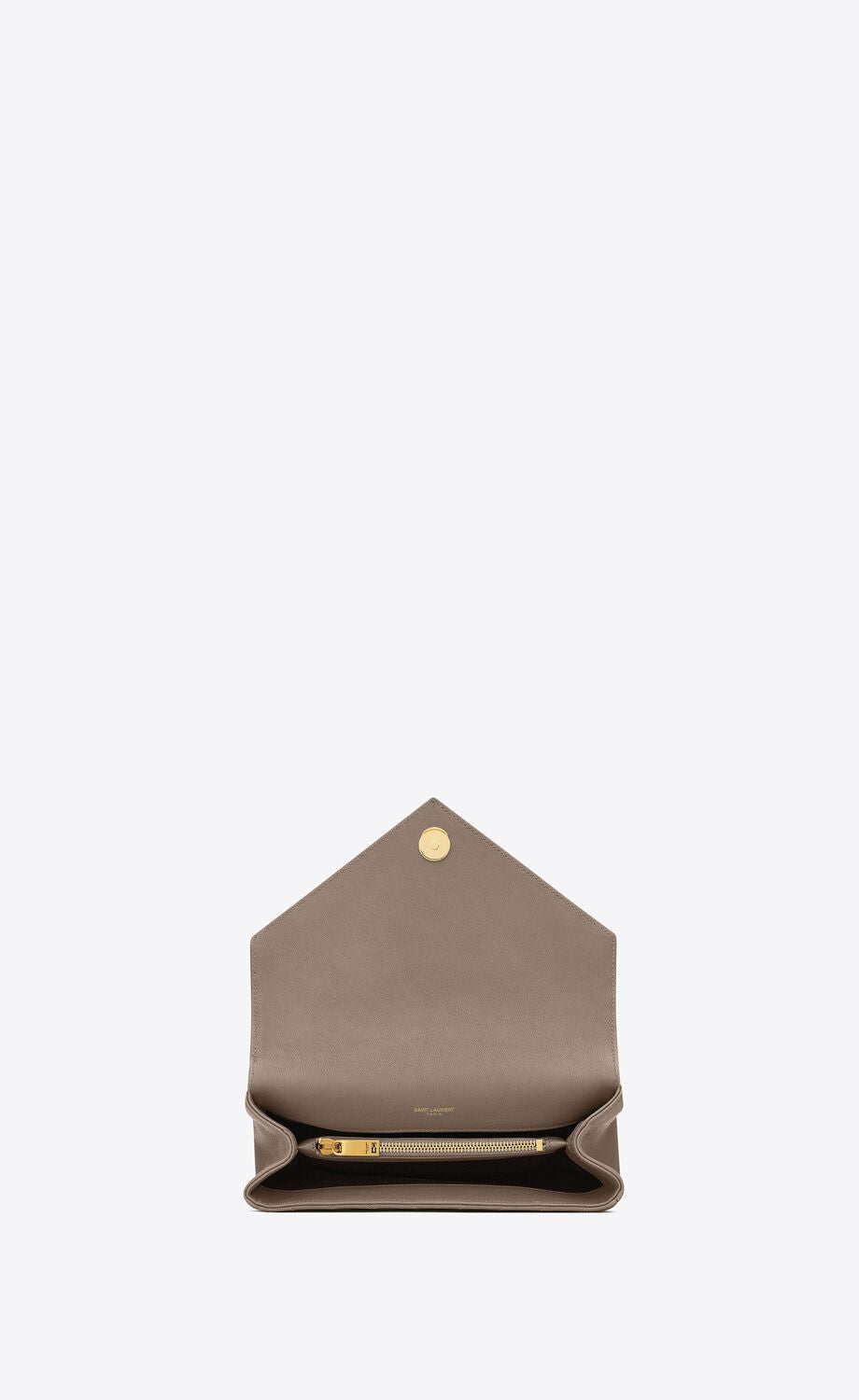 YSL COLLEGE MEDIUM  QUILTED LAMBSKIN  LEATHER BAG