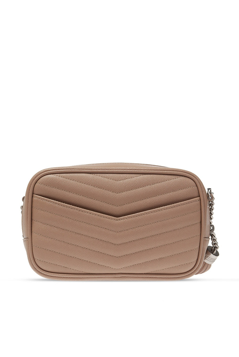 YSL GRAIN DE POUDRE MATELASSE MONOGRAM MINI LOU CAMERA BAG