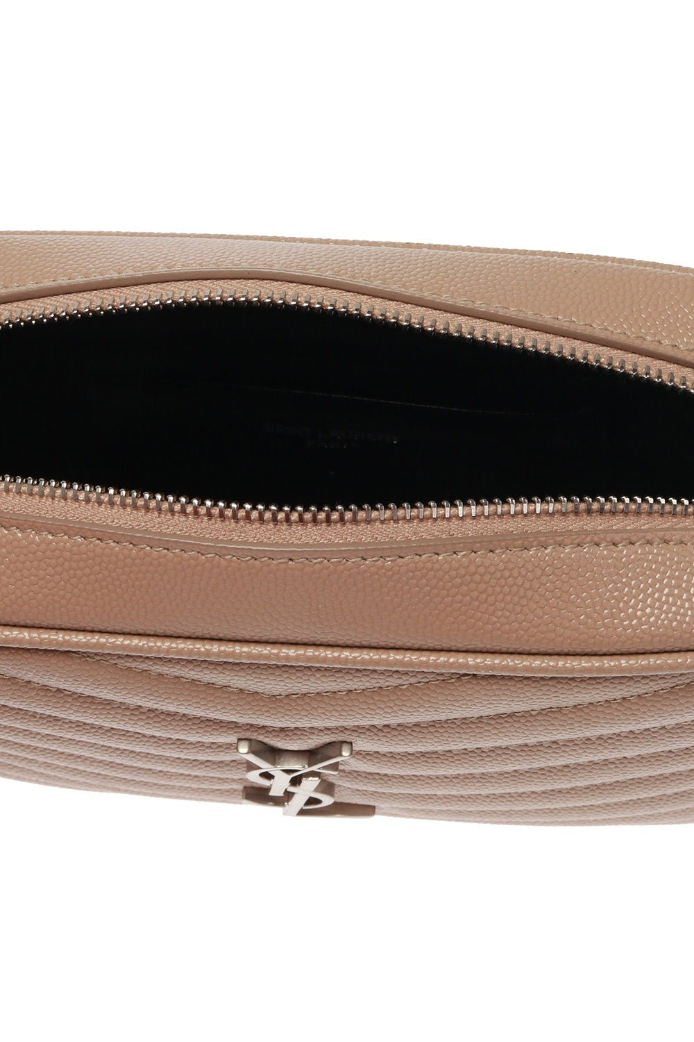 YSL GRAIN DE POUDRE MATELASSE MONOGRAM MINI LOU CAMERA BAG