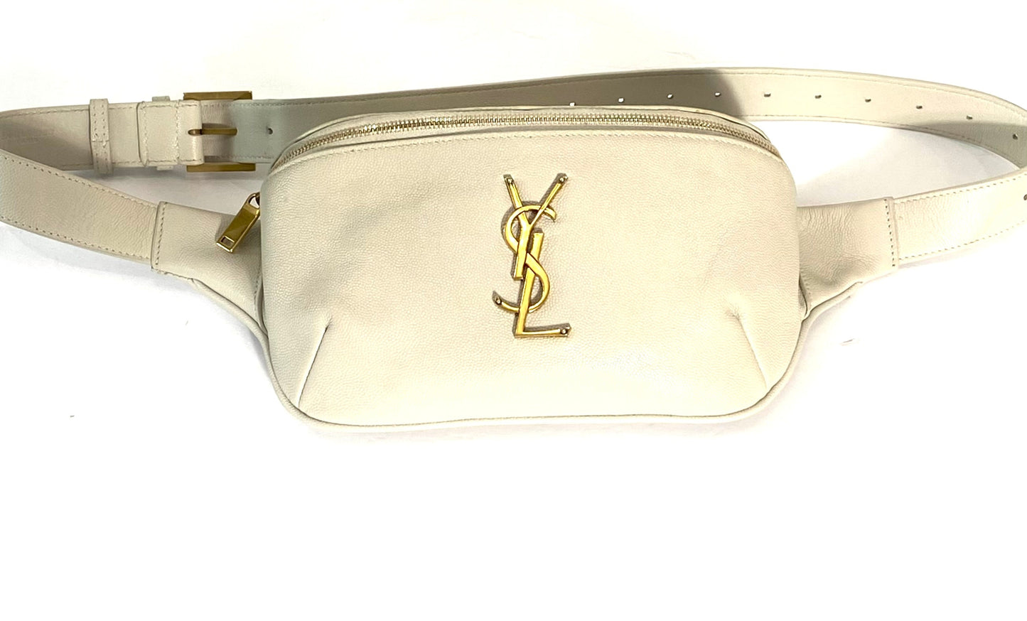 YSL GRAIN DE POUDRE MONOGRAM BELT BAG