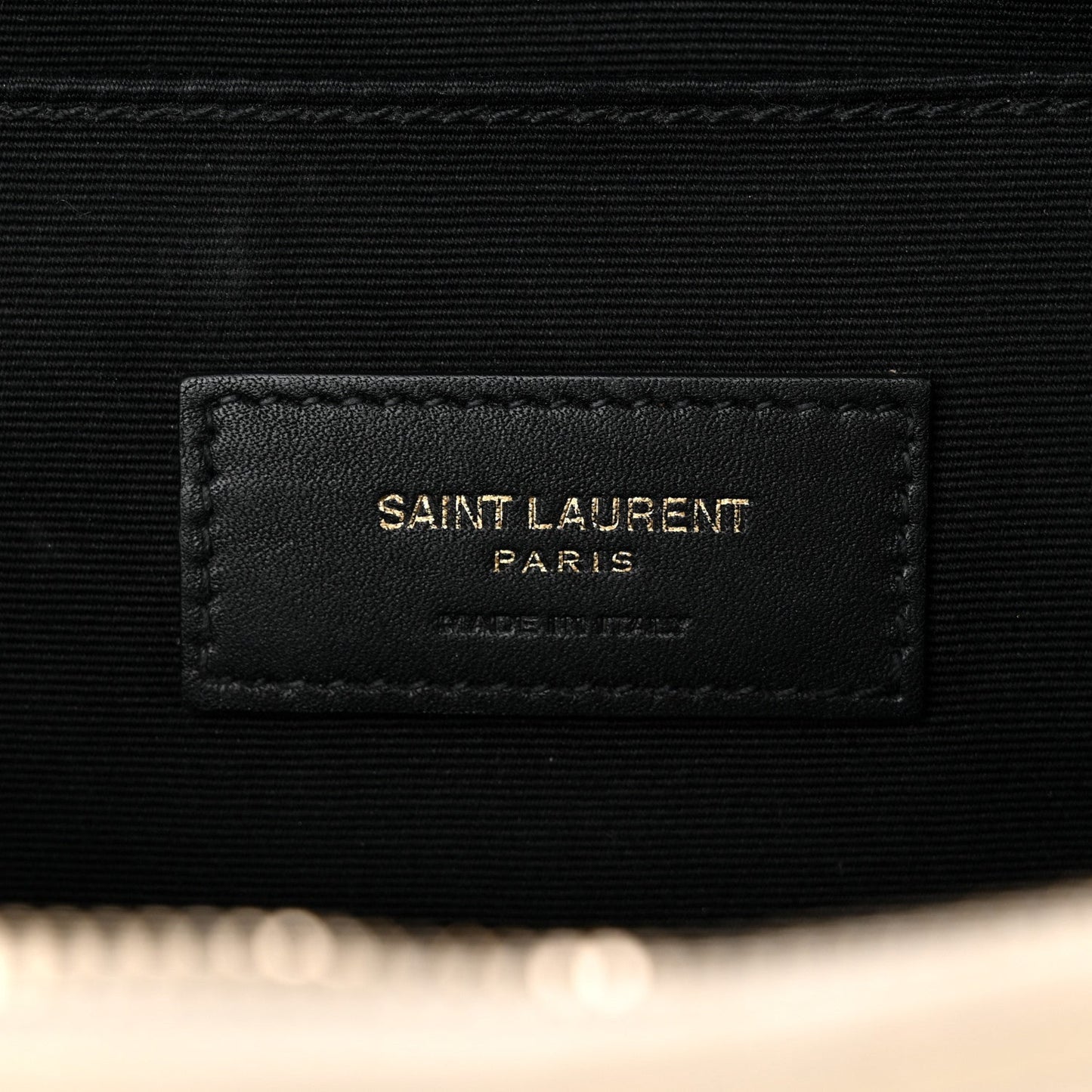 YSL GRAIN DE POUDRE MONOGRAM BELT BAG